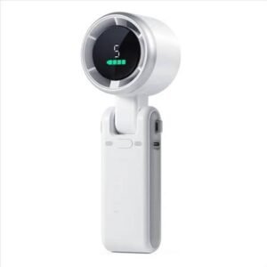 Portable Handheld Foldable Mini Turbo Fan - White